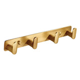 Maxbell Coat Rack Wall Mount Modern Heavy Duty Towel Hanger for Keys Purses Entrance 4 Hooks