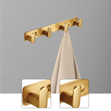 Maxbell Coat Rack Wall Mount Modern Heavy Duty Towel Hanger for Keys Purses Entrance 4 Hooks