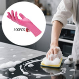 Maxbell 100Pcs Nitrile Exam Gloves Non Slip for Home Washing Dishes Household Chores M