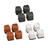 Maxbell 4Pcs Bed Risers Sturdy Bed Lifters Desk Leg Risers for Washers Sofas Fridges Black