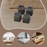 Maxbell 4Pcs Bed Risers Sturdy Bed Lifters Desk Leg Risers for Washers Sofas Fridges Black