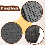 Maxbell 4Pcs Bed Risers Sturdy Bed Lifters Desk Leg Risers for Washers Sofas Fridges Black