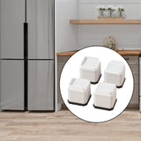 Maxbell 4Pcs Bed Risers Sturdy Bed Lifters Desk Leg Risers for Washers Sofas Fridges White