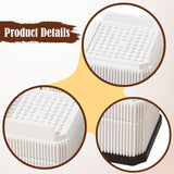 Maxbell 4Pcs Bed Risers Sturdy Bed Lifters Desk Leg Risers for Washers Sofas Fridges White