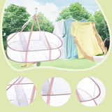 Maxbell Sweater Drying Rack Hanging Laundry Rack for Towel Sweater Indoor or Outdoor 2 layer