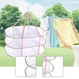 Maxbell Sweater Drying Rack Hanging Laundry Rack for Towel Sweater Indoor or Outdoor 3 layer