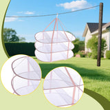 Maxbell Sweater Drying Rack Hanging Laundry Rack for Towel Sweater Indoor or Outdoor 3 layer