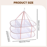 Maxbell Sweater Drying Rack Hanging Laundry Rack for Towel Sweater Indoor or Outdoor 3 layer