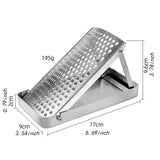 Maxbell Stainless Steel Cheese Grater Space Saving Easy to Clean Manual with Storage