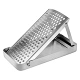Maxbell Stainless Steel Cheese Grater Space Saving Easy to Clean Manual with Storage