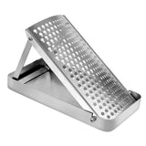 Maxbell Stainless Steel Cheese Grater Space Saving Easy to Clean Manual with Storage