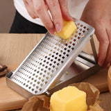 Maxbell Stainless Steel Cheese Grater Space Saving Easy to Clean Manual with Storage
