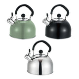 Maxbell Whistling Kettle with Handle Cooker Tea Kettle for Camping Barbecue Outdoor Green