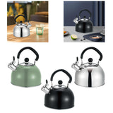 Maxbell Whistling Kettle with Handle Cooker Tea Kettle for Camping Barbecue Outdoor Green
