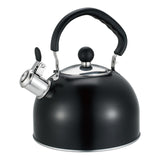 Maxbell Whistling Kettle with Handle Cooker Tea Kettle for Camping Barbecue Outdoor Black