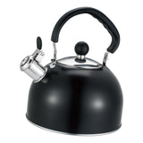 Maxbell Whistling Kettle with Handle Cooker Tea Kettle for Camping Barbecue Outdoor Black