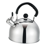 Maxbell Whistling Kettle with Handle Cooker Tea Kettle for Camping Barbecue Outdoor Silver
