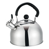 Maxbell Whistling Kettle with Handle Cooker Tea Kettle for Camping Barbecue Outdoor Silver
