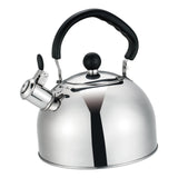 Maxbell Whistling Kettle with Handle Cooker Tea Kettle for Camping Barbecue Outdoor Silver