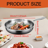 Maxbell Frying Pan with Lid Nonstick Griddle Stovetop Indoor Outdoor Round Skillet