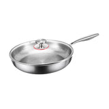 Maxbell Frying Pan with Lid Nonstick Griddle Stovetop Indoor Outdoor Round Skillet