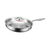 Maxbell Frying Pan with Lid Nonstick Griddle Stovetop Indoor Outdoor Round Skillet