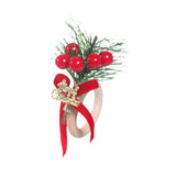 Maxbell Christmas Napkin Ring Handmade Rustic Decoration for Hotel Cafe Thanksgiving Letter