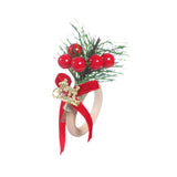 Maxbell Christmas Napkin Ring Handmade Rustic Decoration for Hotel Cafe Thanksgiving Letter