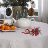 Maxbell Christmas Napkin Ring Handmade Rustic Decoration for Hotel Cafe Thanksgiving Letter