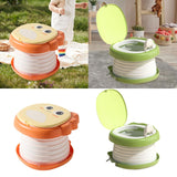 Maxbell Kids Potty Chair Reusable Portable Travel Potty Seat for Outdoor Indoor Baby Orange