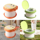 Maxbell Kids Potty Chair Reusable Portable Travel Potty Seat for Outdoor Indoor Baby Orange