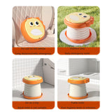 Maxbell Kids Potty Chair Reusable Portable Travel Potty Seat for Outdoor Indoor Baby Orange