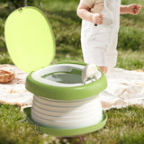 Maxbell Kids Potty Chair Reusable Portable Travel Potty Seat for Outdoor Indoor Baby Green