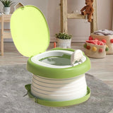 Maxbell Kids Potty Chair Reusable Portable Travel Potty Seat for Outdoor Indoor Baby Green
