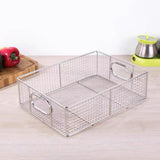 Maxbell Fry Bakest Strainer Stainless Steel Deep Fryer Basket for Hot Oil Water Home