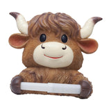 Maxbell Cattle Toilet Paper Holder Shelf Tissue Rack for Shower Room Home Decoration