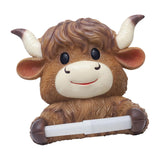 Maxbell Cattle Toilet Paper Holder Shelf Tissue Rack for Shower Room Home Decoration
