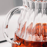 Maxbell Pour over Coffee Pot 600ml Coffee Dispenser for Coffee Maker Drinking Office Clear