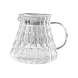 Maxbell Pour over Coffee Pot 600ml Coffee Dispenser for Coffee Maker Drinking Office Clear