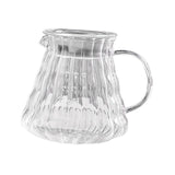 Maxbell Pour over Coffee Pot 600ml Coffee Dispenser for Coffee Maker Drinking Office Clear