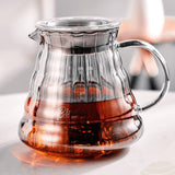 Maxbell Pour over Coffee Pot 600ml Coffee Dispenser for Coffee Maker Drinking Office Grey