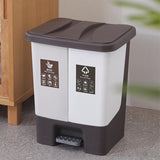 Maxbell Recycling Kitchen Step Trash Can Waste Basket for Bedroom Living Room Office