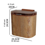 Maxbell Kitchen Trash Can Odorless Cabinet Hanging Wastebasket for Bedroom Bathroom 25.5cmx16cmx24.5cm