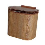 Maxbell Kitchen Trash Can Odorless Cabinet Hanging Wastebasket for Bedroom Bathroom 25.5cmx16cmx24.5cm