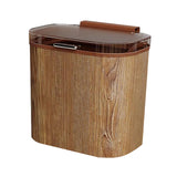 Maxbell Kitchen Trash Can Odorless Cabinet Hanging Wastebasket for Bedroom Bathroom 25.5cmx16cmx24.5cm