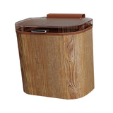 Maxbell Kitchen Trash Can Odorless Cabinet Hanging Wastebasket for Bedroom Bathroom 25.5cmx16cmx24.5cm