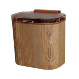 Maxbell Kitchen Trash Can Odorless Cabinet Hanging Wastebasket for Bedroom Bathroom 25.5cmx16cmx24.5cm