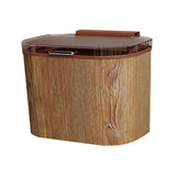 Maxbell Kitchen Trash Can Odorless Cabinet Hanging Wastebasket for Bedroom Bathroom 25.5cmx16cmx19cm