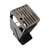 Maxbell Knife Block Swivel with Scissors Slot Storage Organizer Kitchen Knife Holder Gray
