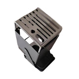 Maxbell Knife Block Swivel with Scissors Slot Storage Organizer Kitchen Knife Holder Gray